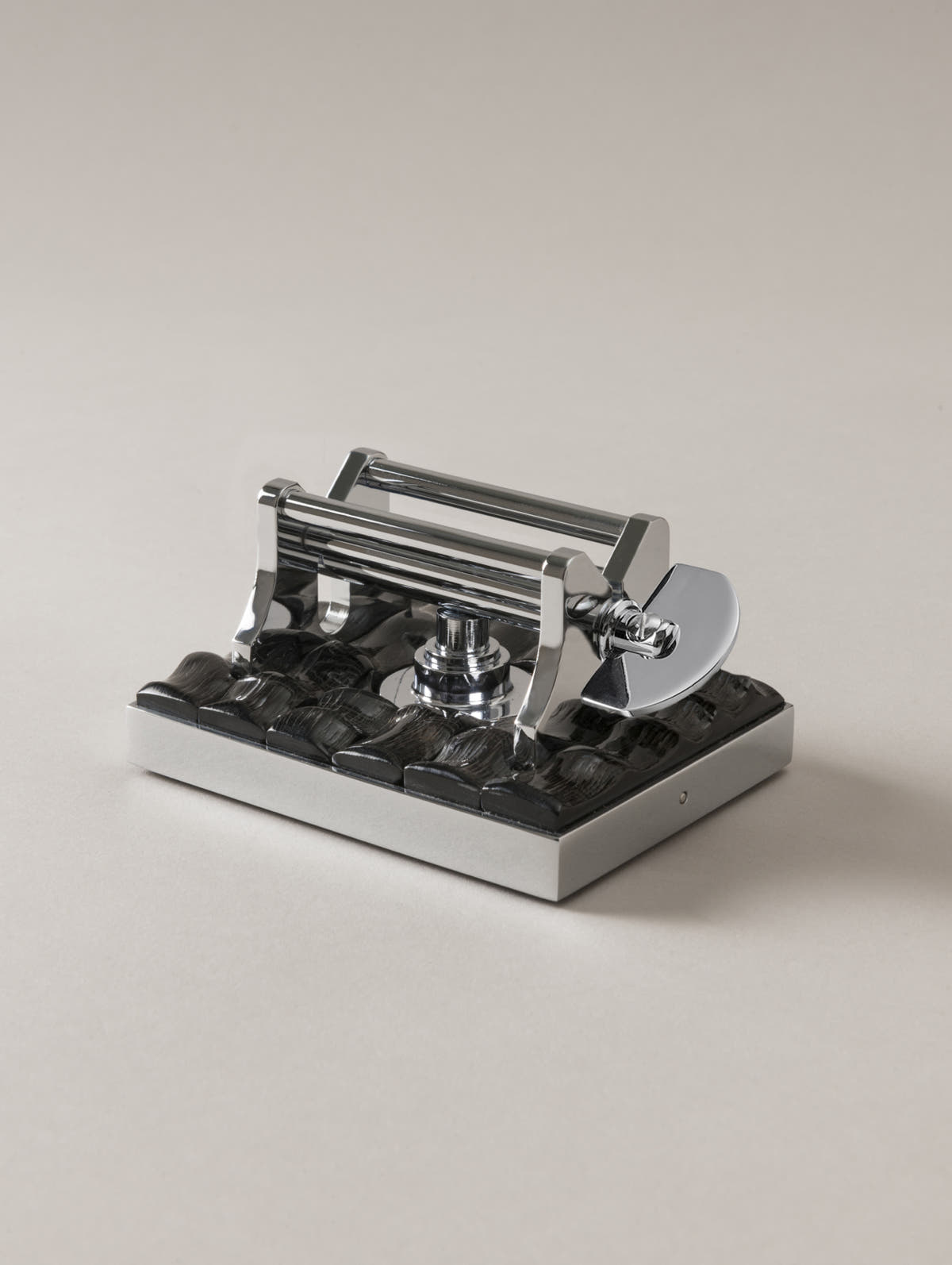 Chrome and Oryx Toothpaste Squeezer - Connolly