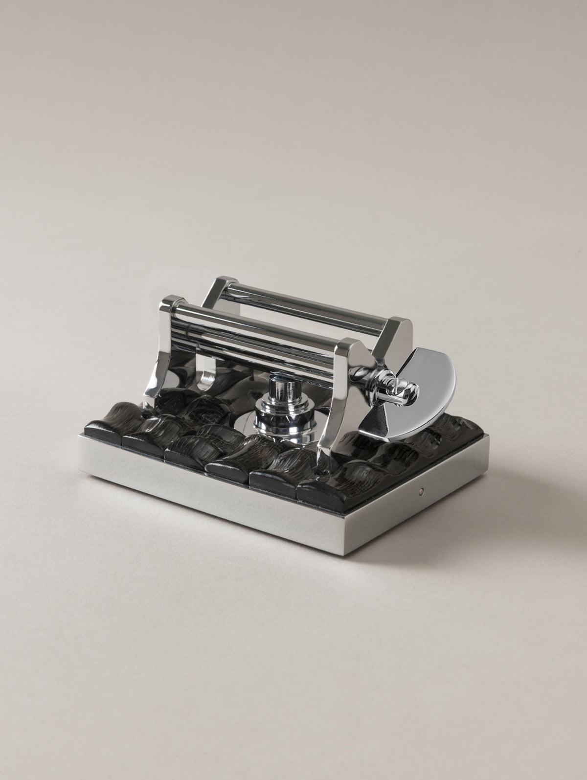 Chrome and Oryx Toothpaste Squeezer