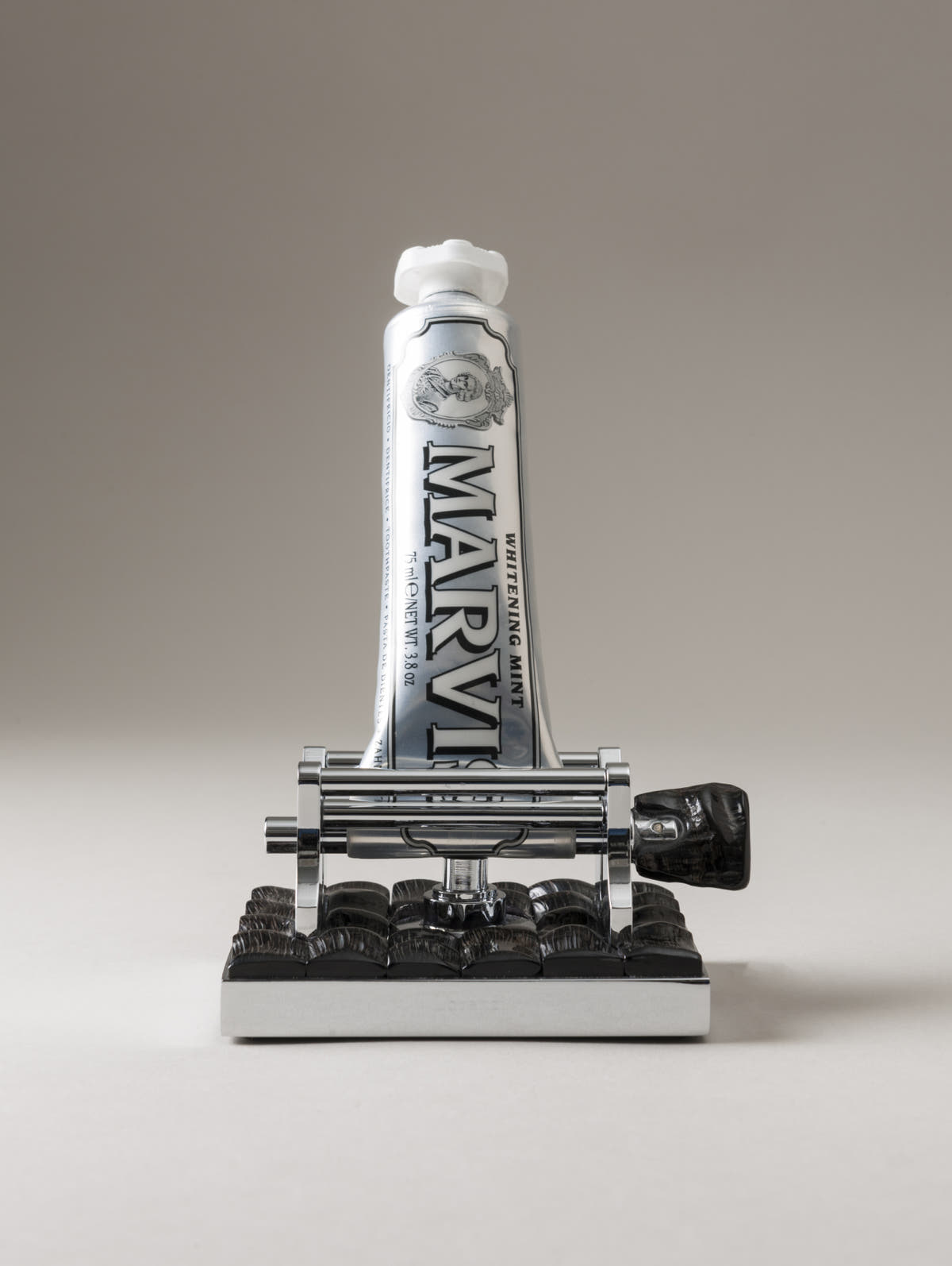 Chrome and Oryx Toothpaste Squeezer - Connolly