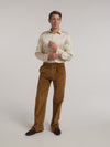 Vicuna Slouchy Trousers