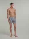 Blue Crocodile Swimming Trunks