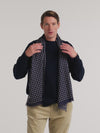 Navy Connolly Rivet Scarf