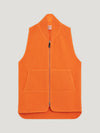 Orange Wool Drop Back Car Vest