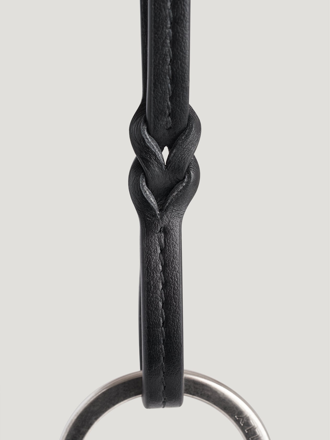 SEA Leather key Ring キーリング　黒 CALEE/LEATHER TASSEL KEY RING（BLACK）［レザータッセル