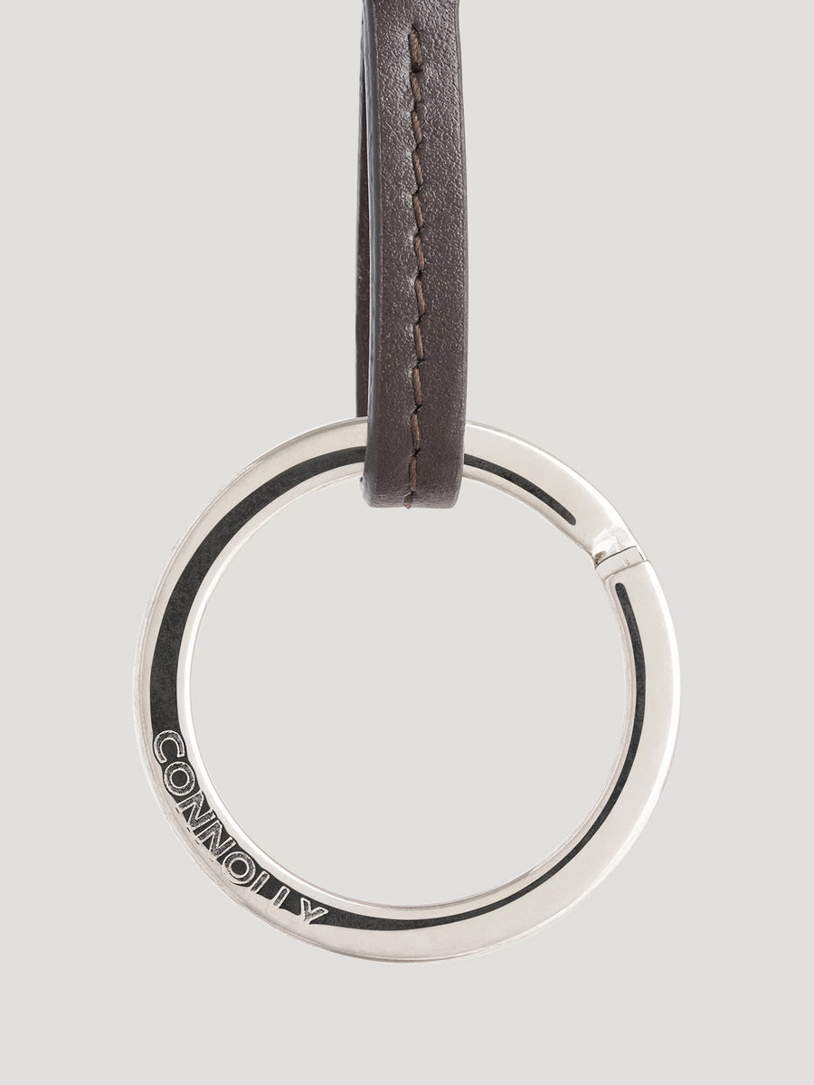 Brown String Key Ring - Connolly