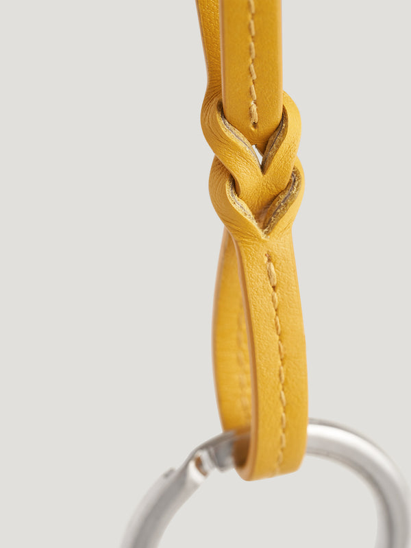 Yellow String Key Ring