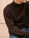 Dark Brown Racing Sweater