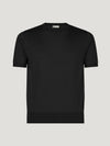 Connolly England | Black Classic Cashmere & Silk T-Shirt