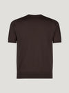 Connolly England | Dark Brown Classic Cashmere & Silk T-Shirt