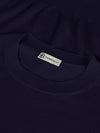 Navy Classic Cashmere & Silk T-Shirt