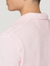 Pink Terry Long Sleeve Polo