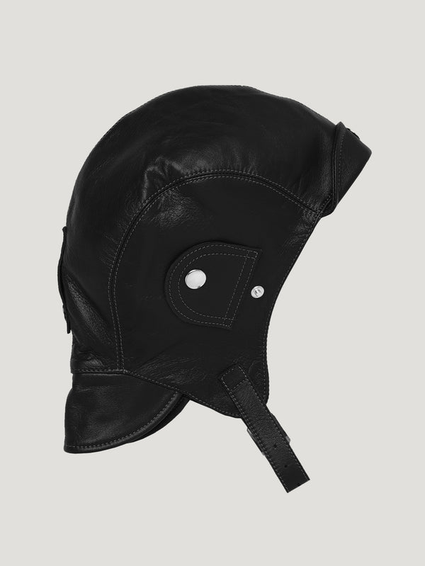 Connolly England | Black Leather Helmet