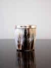 Silver Banded Horn Whisky Tot