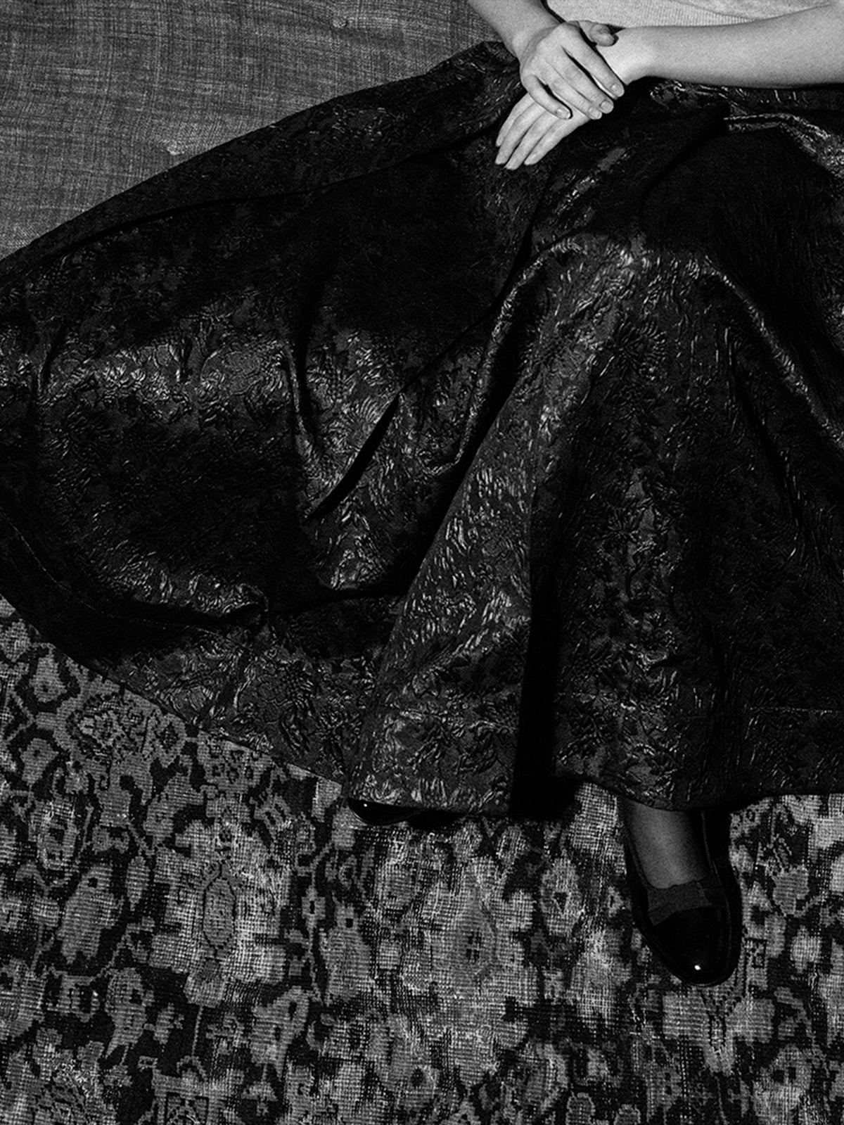 Brocade Long Skirt - Connolly