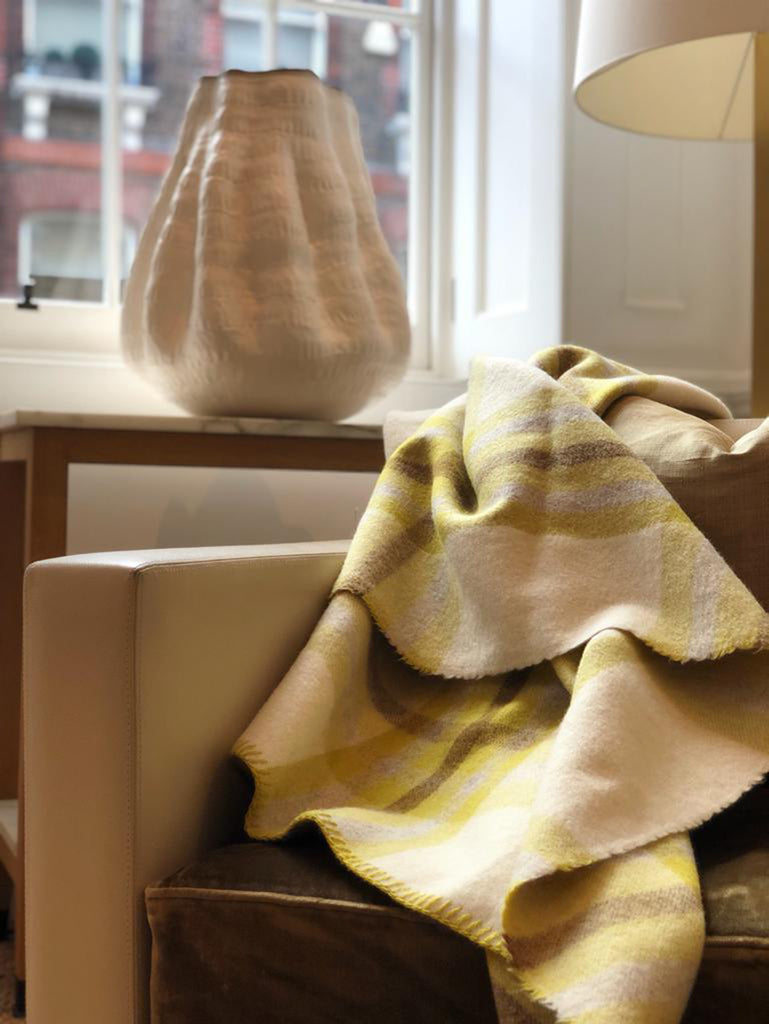 Chequered Blanket Connolly Wool Check Blanket Connolly Blankets