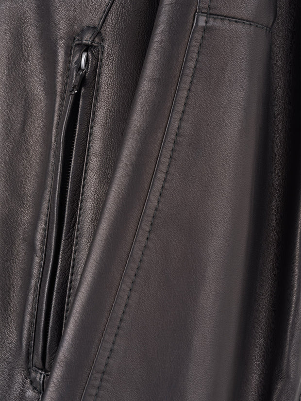 Connolly England | Black Racing Leather Jacket | Connolly Jackets