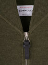 Connolly England | Khaki Wool Drop Back Car Vest