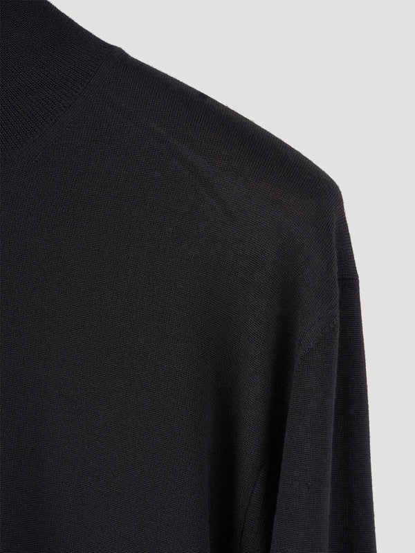 Connolly England | Black Classic Roll Neck