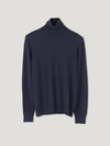Connolly England | Navy Classic Roll Neck