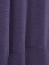 Connolly England | Purple Classic Merino Roll Neck