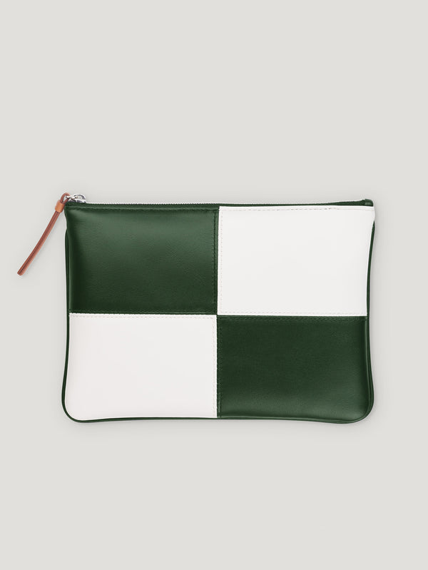 Connolly England | White and Green Circuit Pouch 1945
