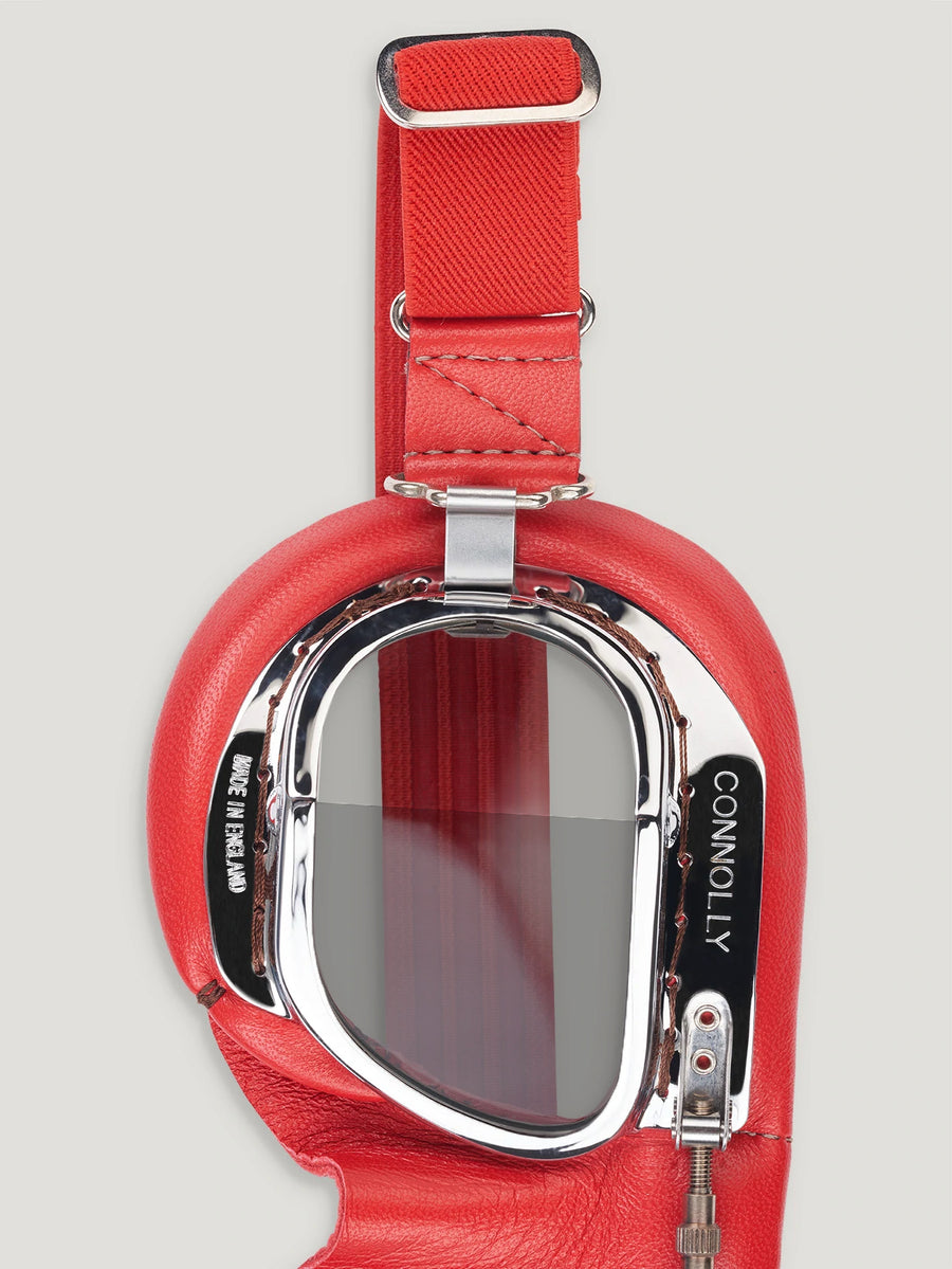 Red CB Tinted Driving Goggles - Connolly