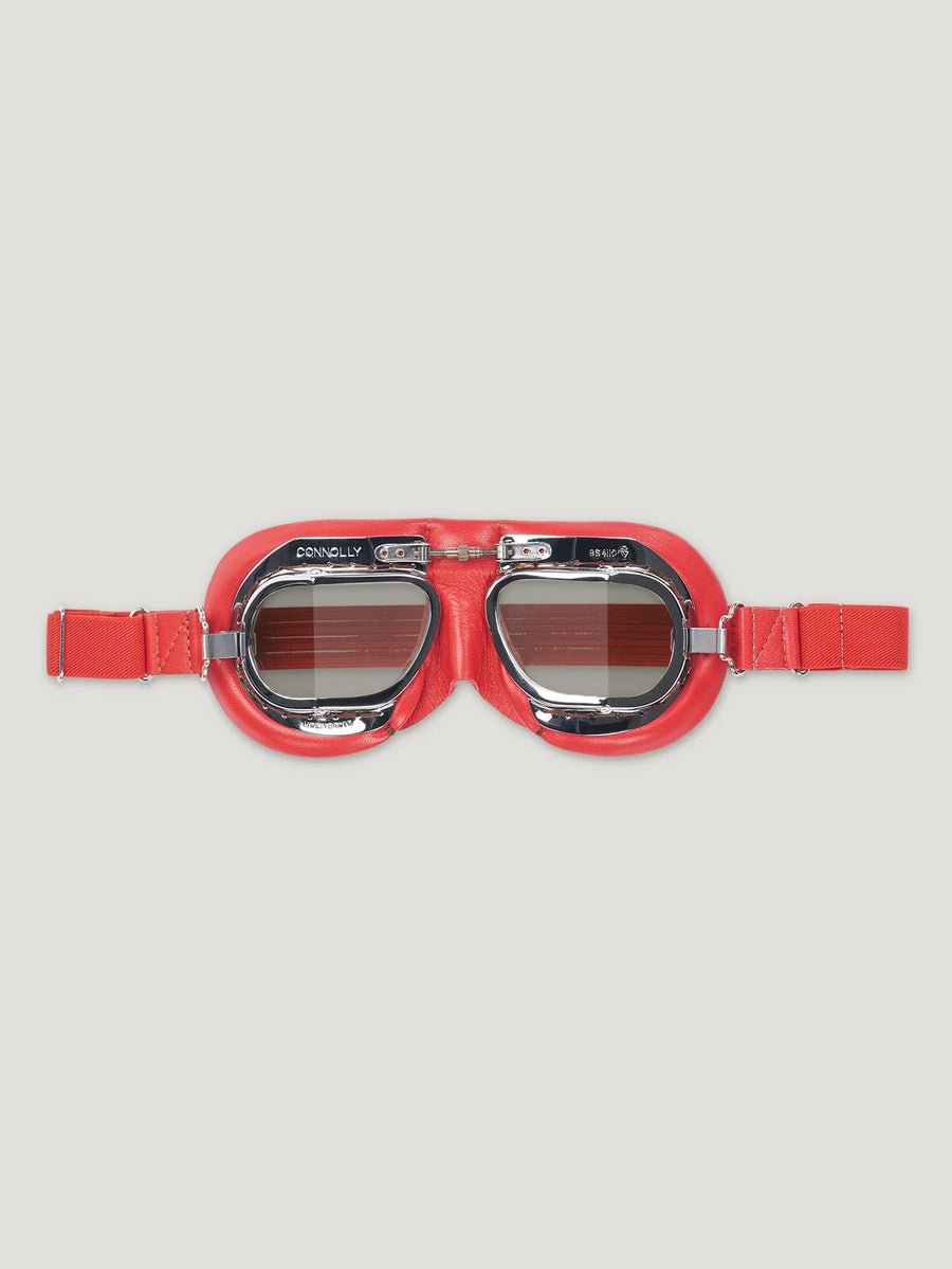 Red CB Tinted Driving Goggles - Connolly