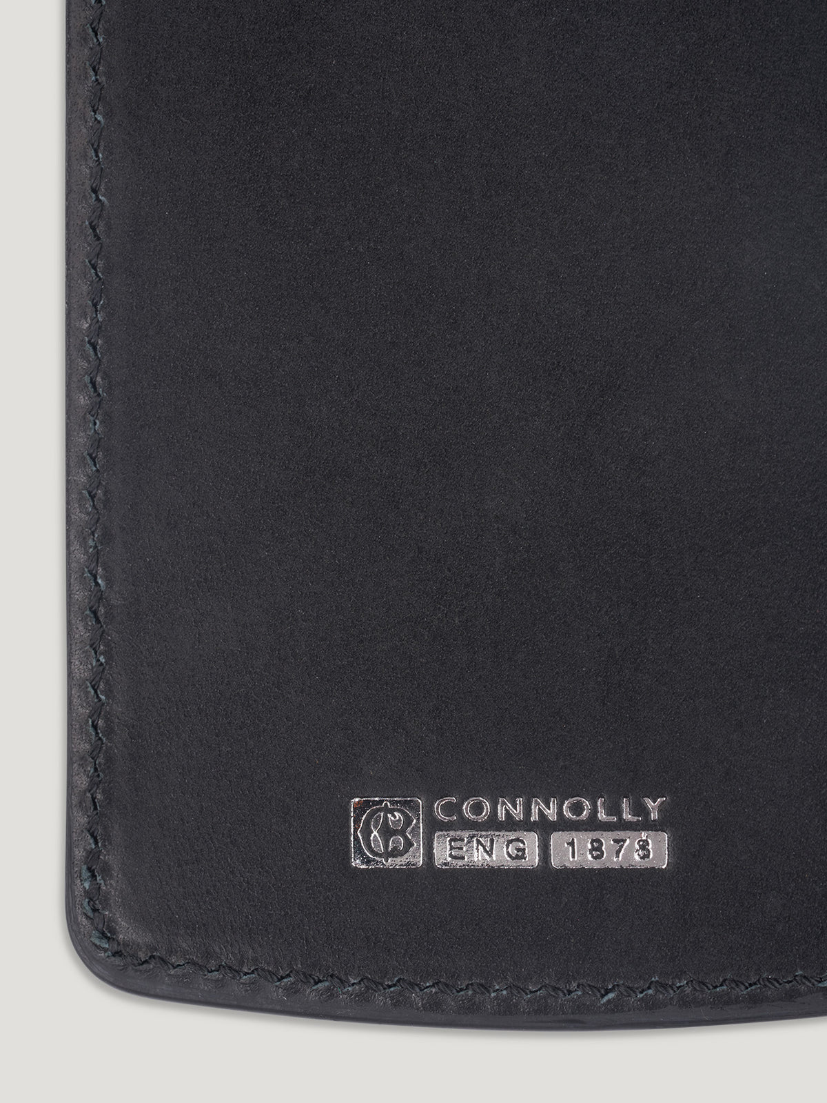 Connolly England | Black Rectangular Luggage Tag 1904