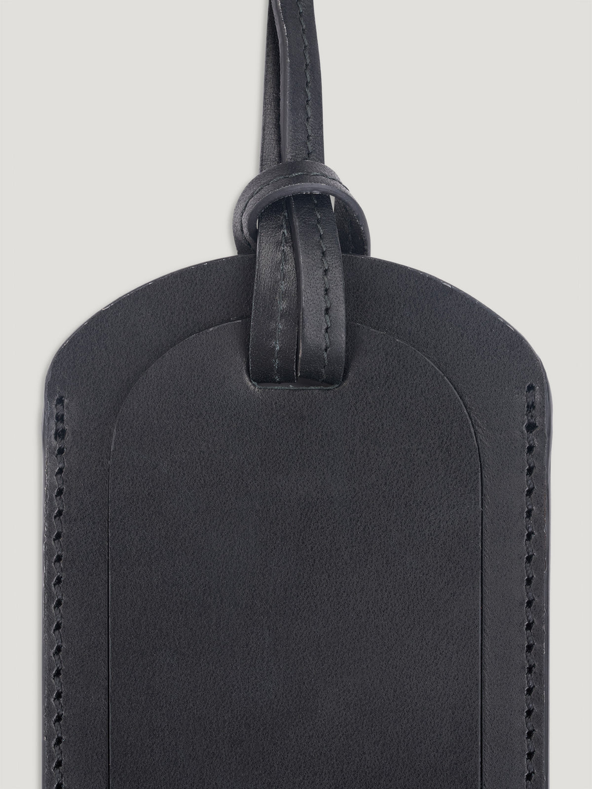 Connolly England | Black Rectangular Luggage Tag 1904