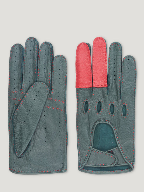 Connolly England | Red and Green Road Rage Gloves