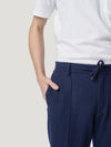 Connolly England | Navy Cashmere Drawstring Pants