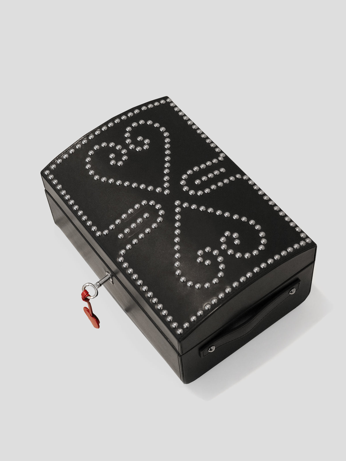Connolly England | Black Nomadic Chest with Silver Studs 1904