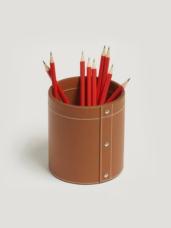 Connolly England | Tan Large Pen Pot