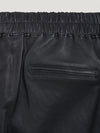 Black Jardin Leather Trousers
