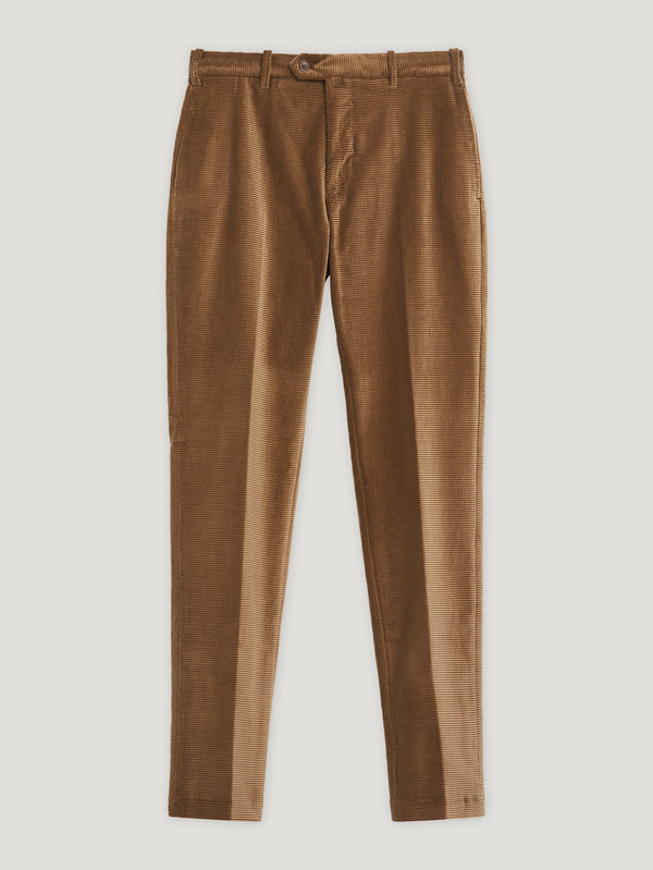 Khaki Horizontal Cord Trousers