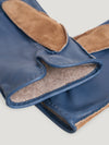 Blue/Brown Mens Bicolor Nappa Gloves