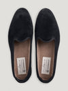 Black Velvet Slippers