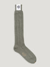 Moss Cable Rib Knee High Socks