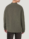 Loden Chunky Ribbed Art Cardi