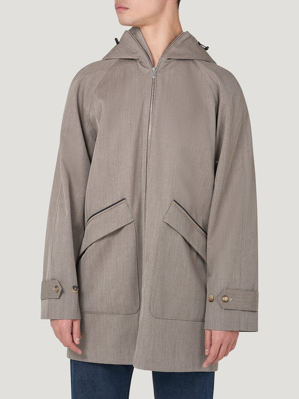 Beige Performance Parka