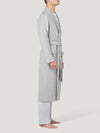 Light Grey Cashmere Dressing Gown