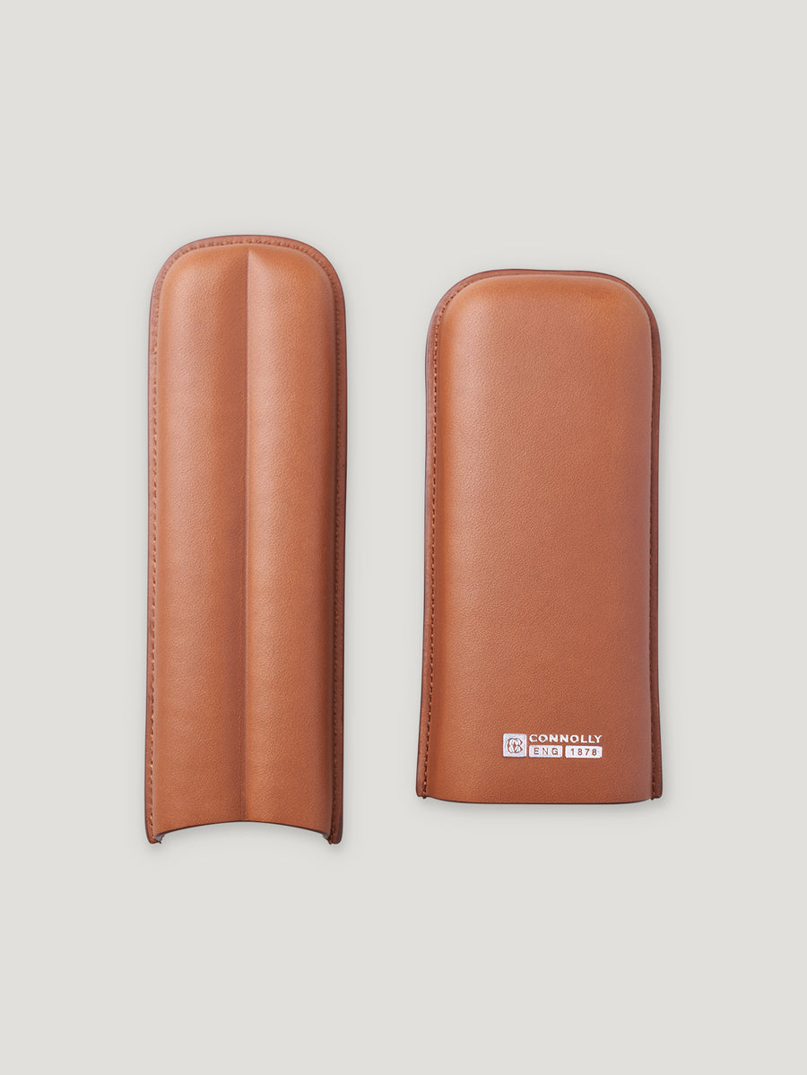 Tan Connolly 2 Cigar Case - Connolly