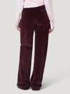 Burgundy Slouchy Cord Trousers