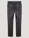 Black Brocade Trousers