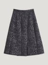 Brocade Midi Skirt