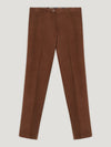 Tobacco Classic Fit Cashmere Cord Trousers