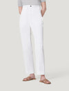 White Super High Waist Trousers