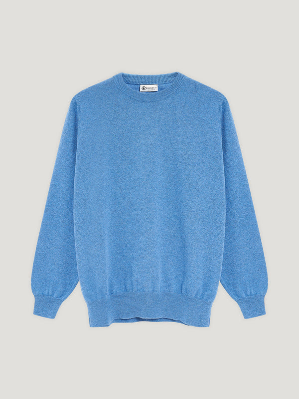 Connolly England | Blue Heirloom Crew Neck