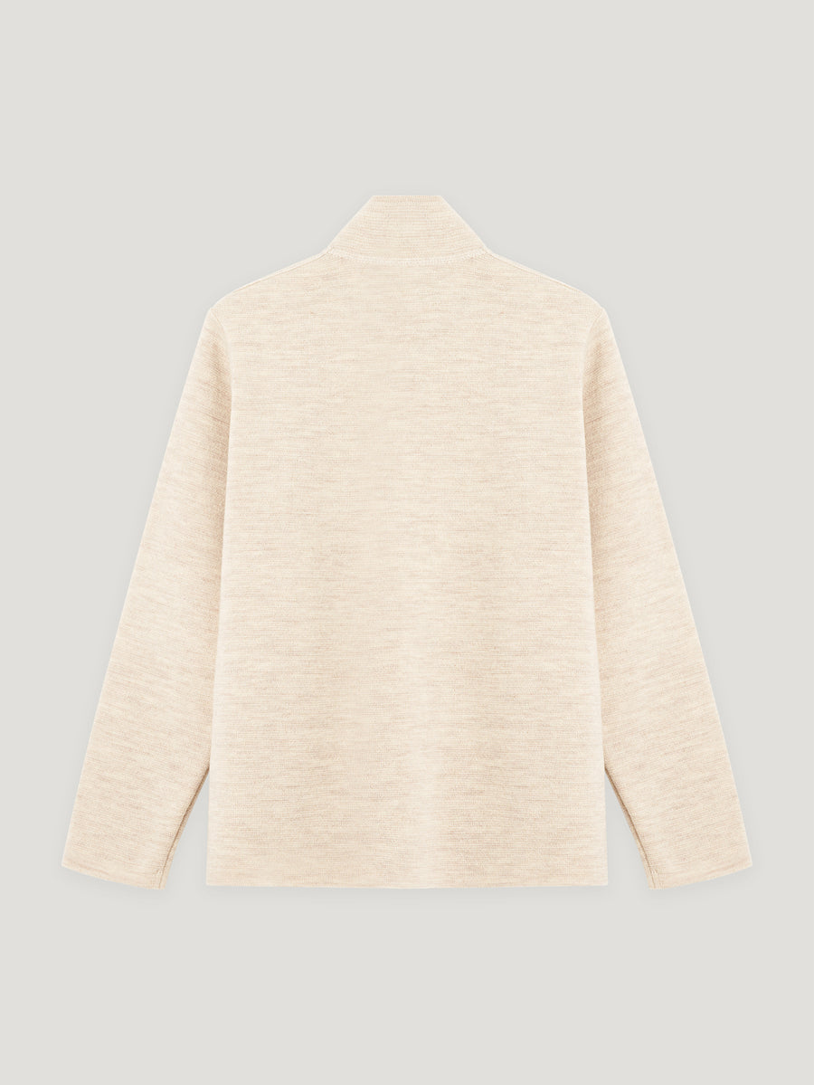 Natural Single Breasted Driving Jacket - Connolly