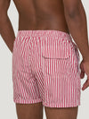 Red/White Striped Swimming Trunks